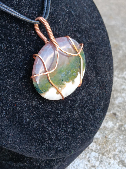 Moss Agate Pendant