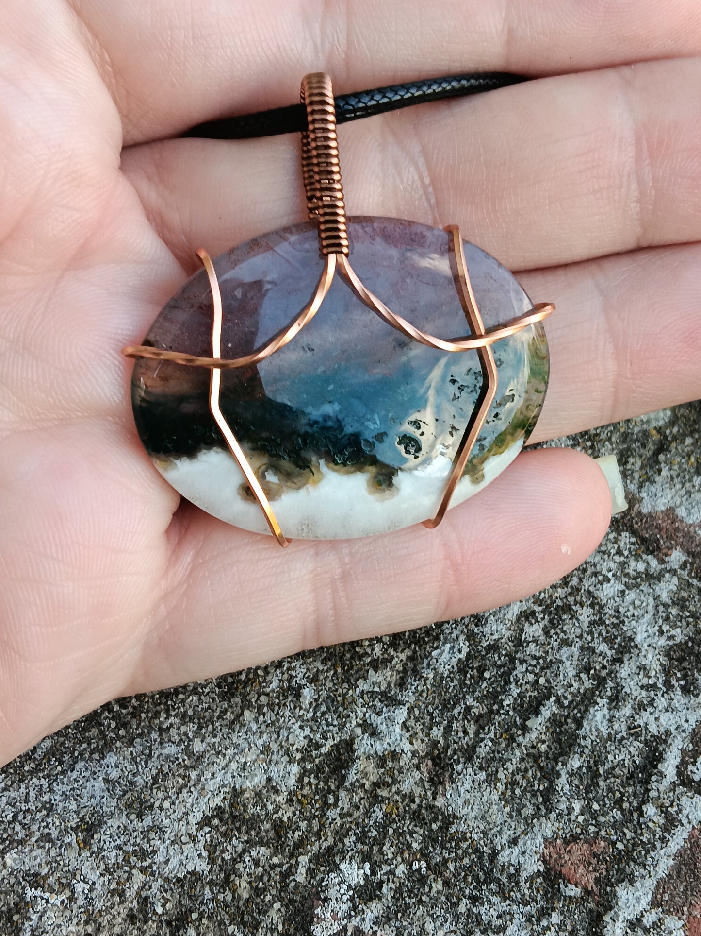 Moss Agate Pendant