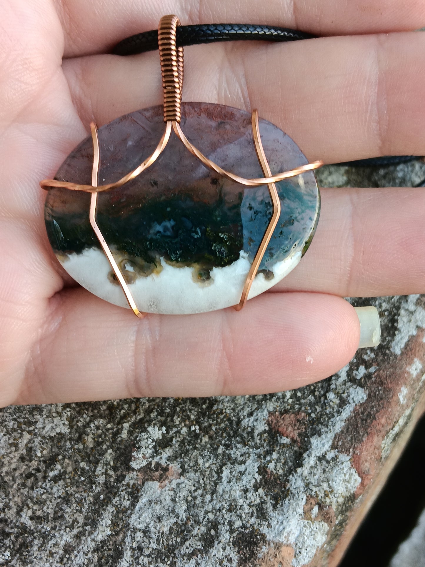 Moss Agate Pendant