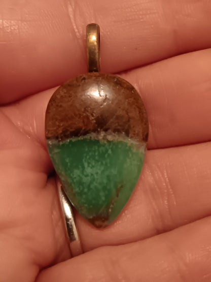 Chrysophrase Simple Bail Pendant