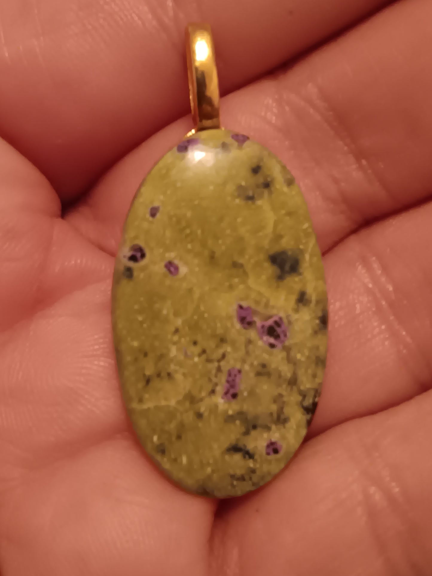 Atlantisite Simple Bail Pendant