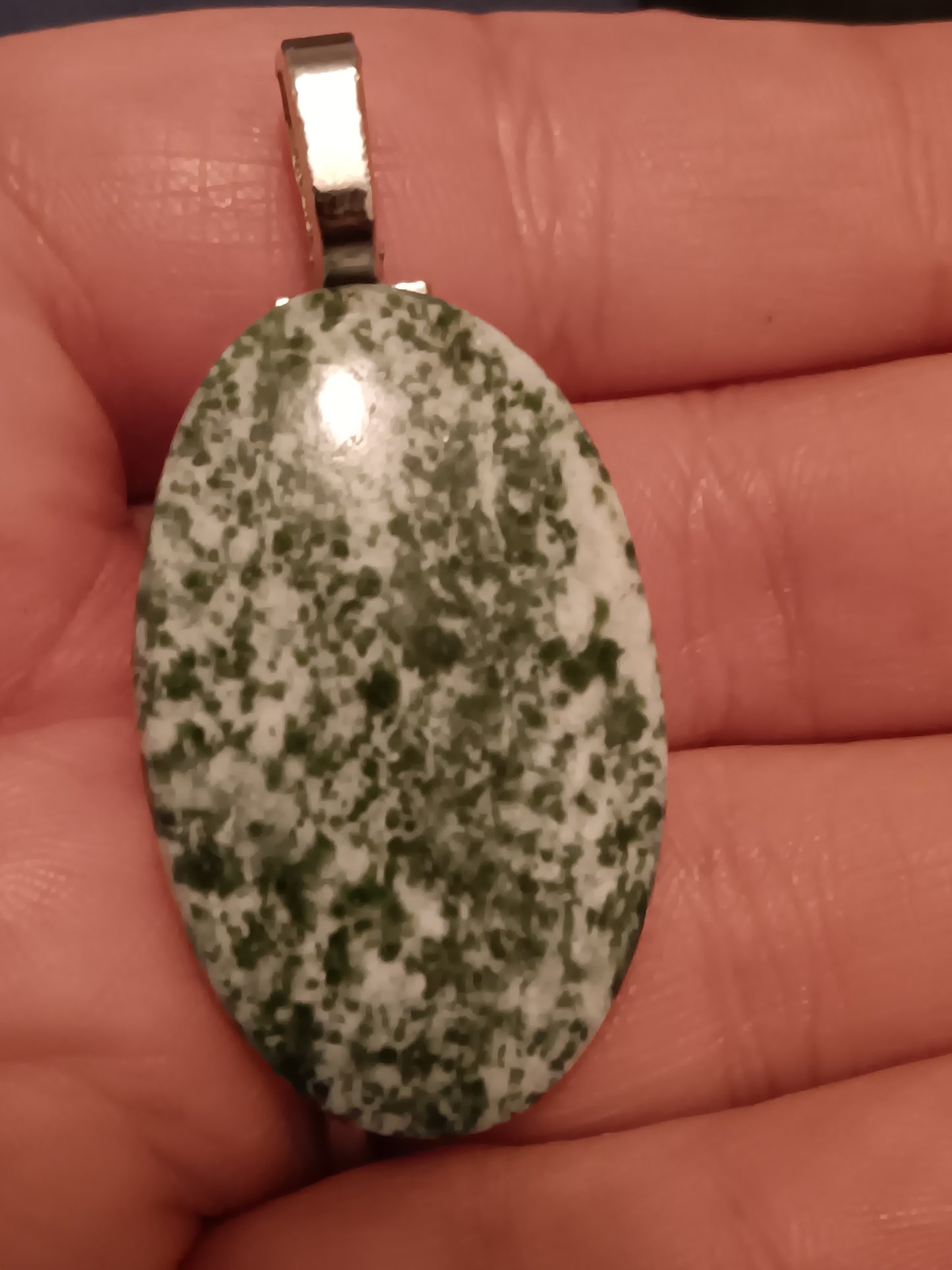 Diopside Simple Bail Pendant