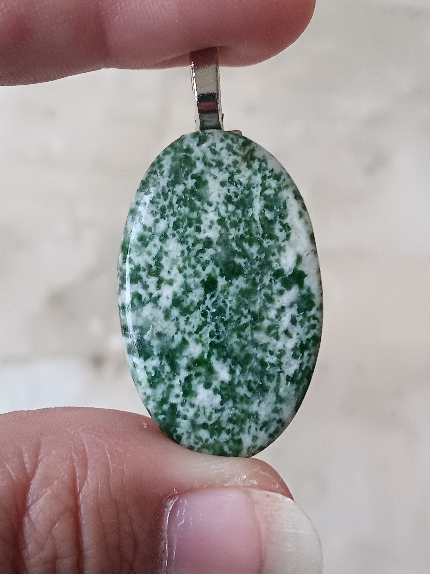 Diopside Simple Bail Pendant