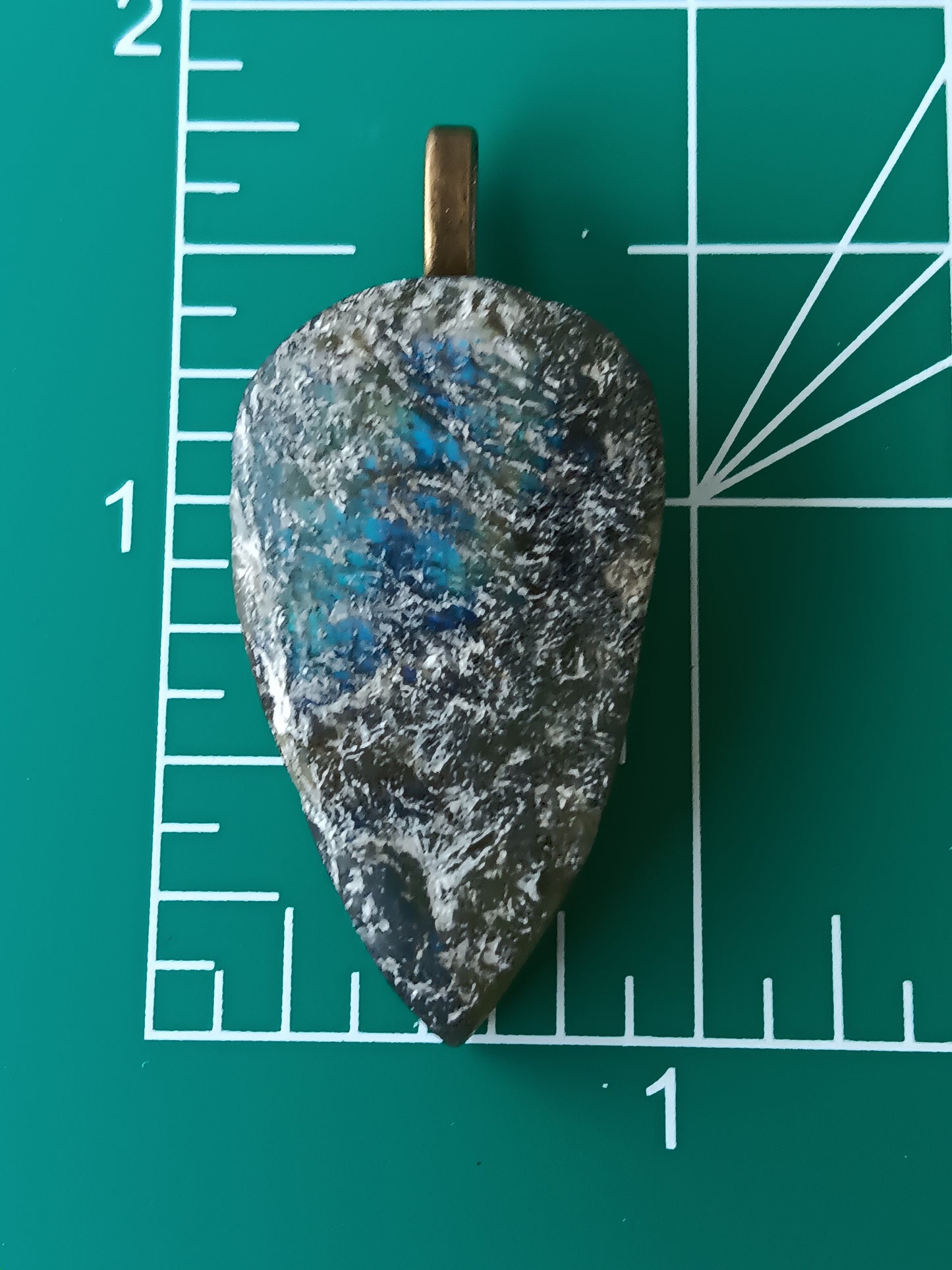 Rough Labradorite Simple Bail Pendant