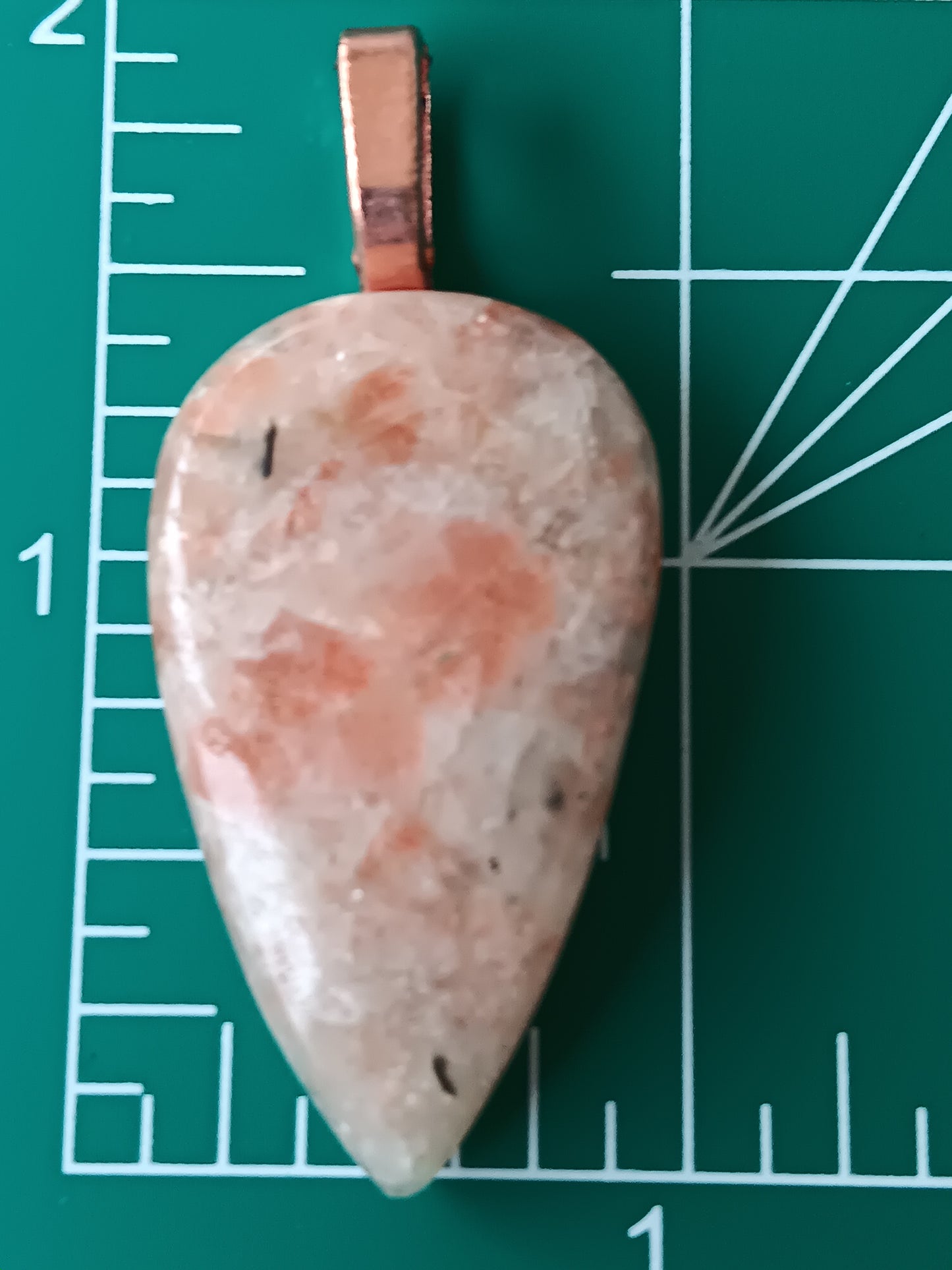 Sunstone Simple Bail Pendant