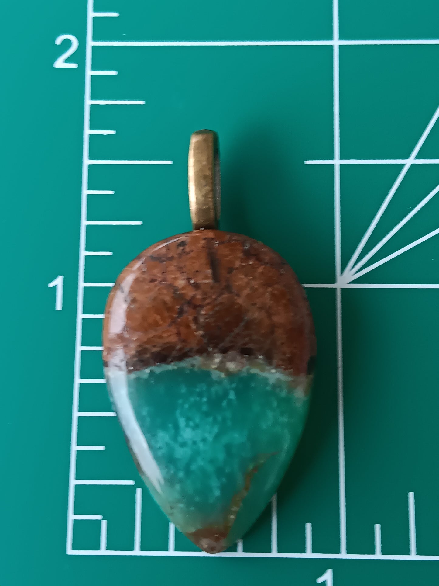 Chrysophrase Simple Bail Pendant