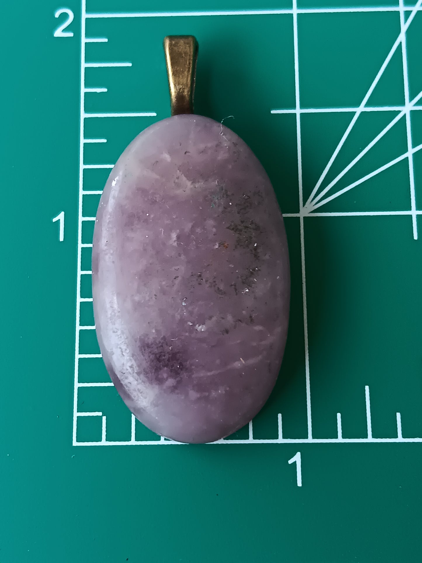 Lepiodite Simple Bail Pendant