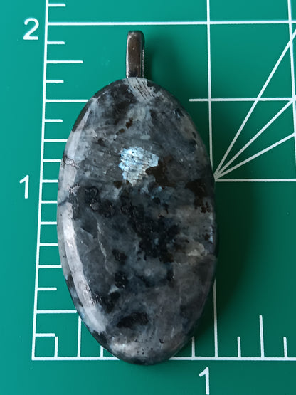 Larvikite Simple Bail Pendant